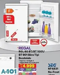 REGAL RGL 90BT/BT 1001/BT 901 BÜRO TİPİ BUZDOLABI REGAL RGL 90BT/BT 1001/BT 901 BÜRO TİPİ BUZDOLABI